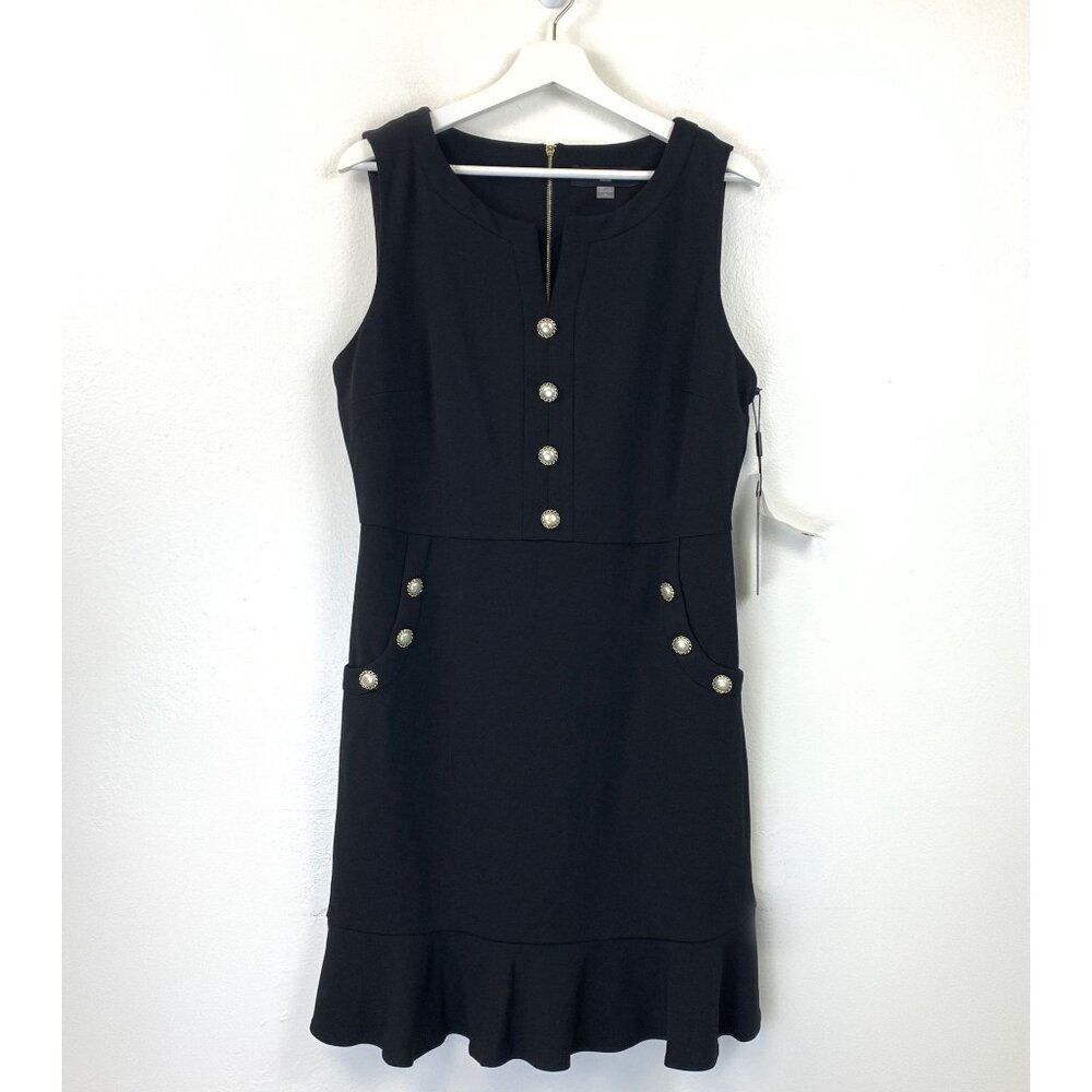 NWT Karl Lagerfeld Scuba Crepe Dress Size 14 - Picture 3 of 12